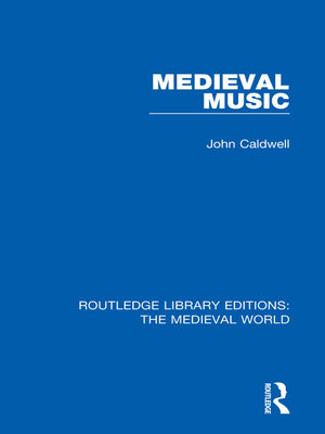 cover image of Medieval Music